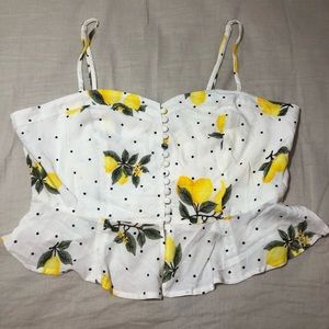 Forever 21 Plus Cami Crop Top 🍋
